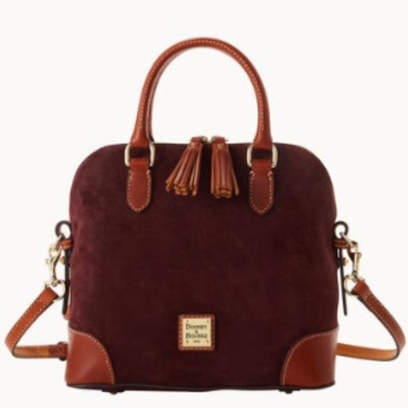 Dooney & Bourke Handbags - $259 NWT DOONEY & BOURKE Suede Dome Satchel